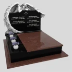 Nagrobek podwójny z grawerem anioła KD 71 zdjęcie 47