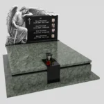 Nagrobek podwójny z grawerem archanioła KD 73 zdjęcie 42