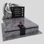 Nagrobek podwójny z grawerem archanioła KD 73 zdjęcie 43