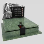 Nagrobek podwójny z grawerem archanioła KD 73 zdjęcie 44