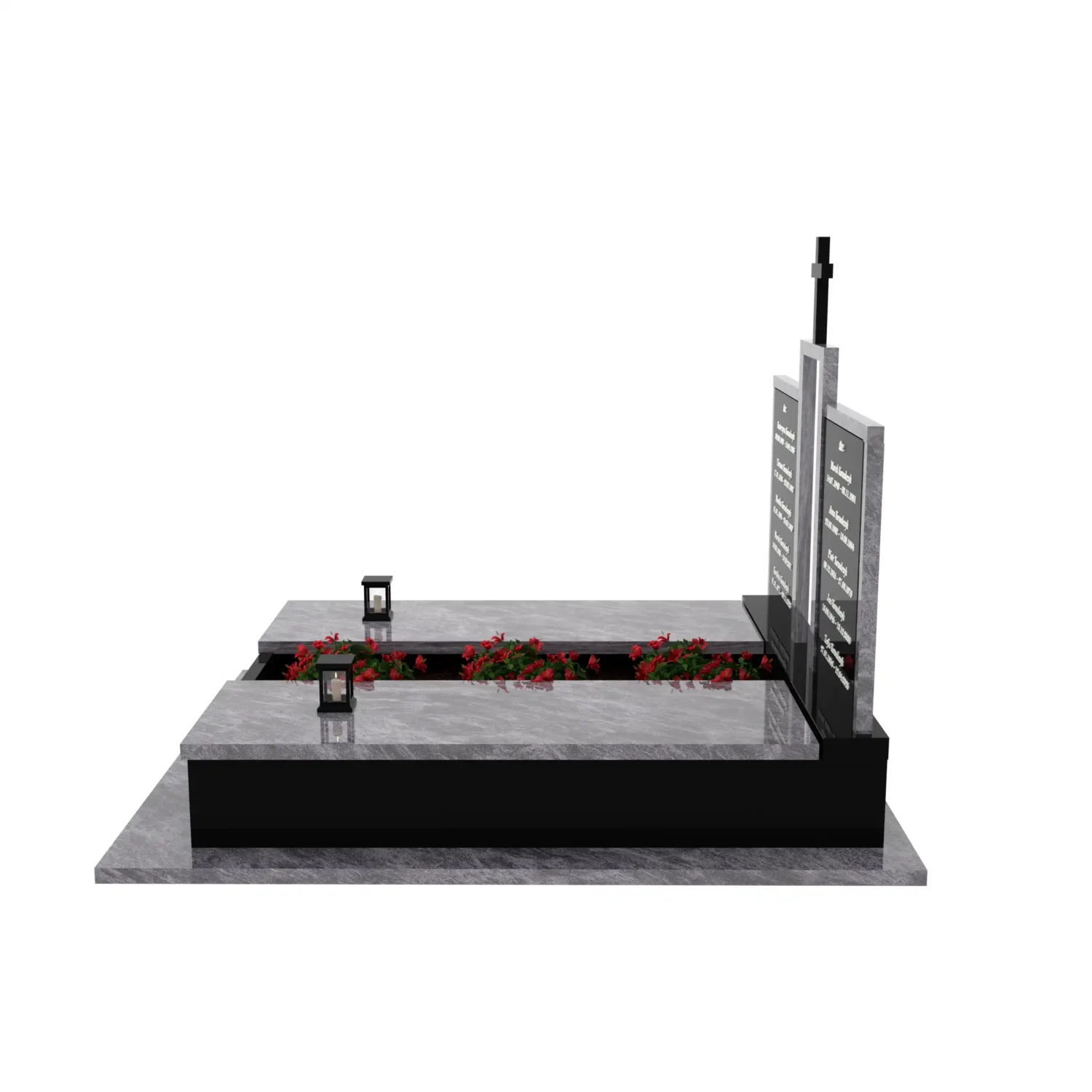 Nagrobek podwójny z krzyżem KD 72+360 – photo №3