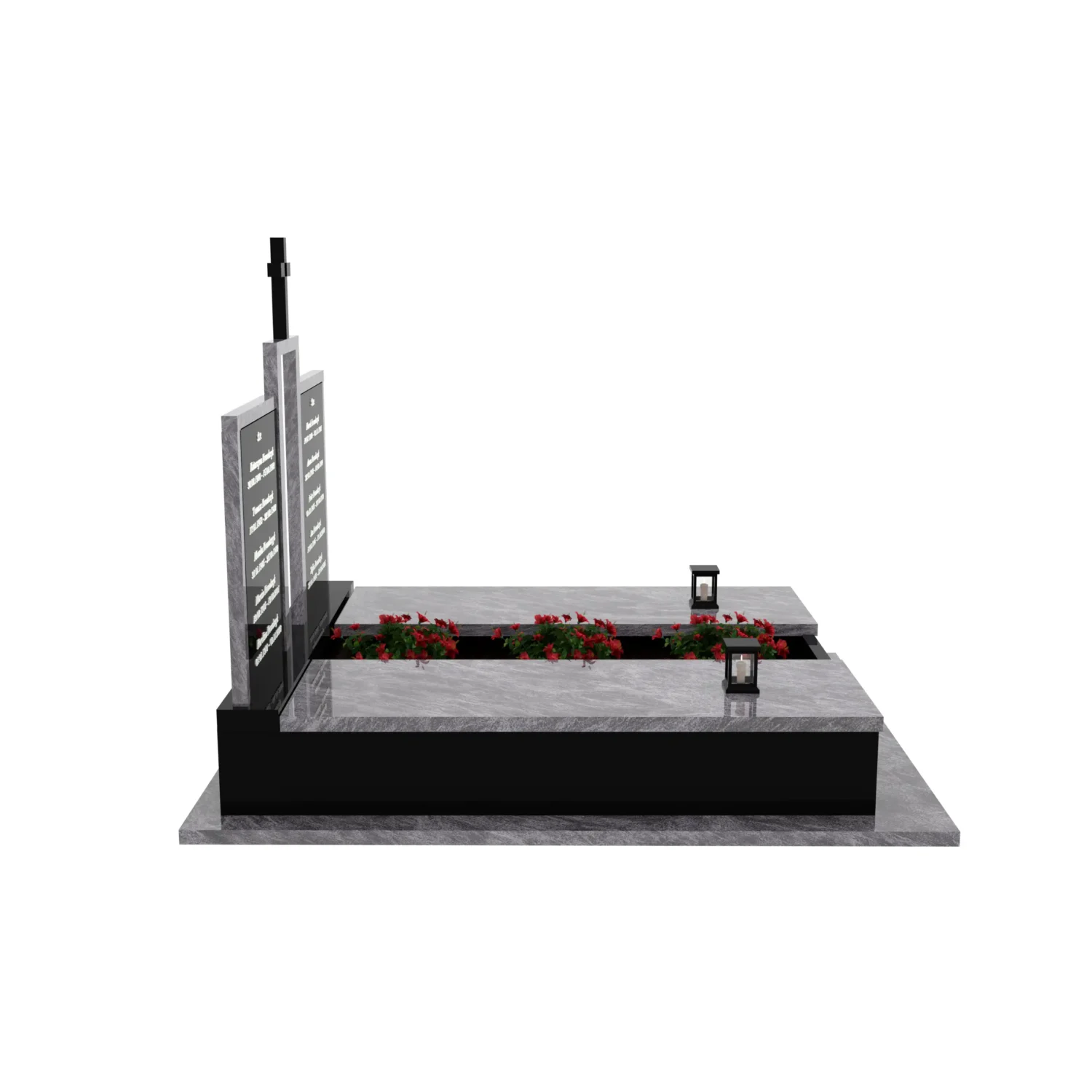 Nagrobek podwójny z krzyżem KD 72+360 – photo №9