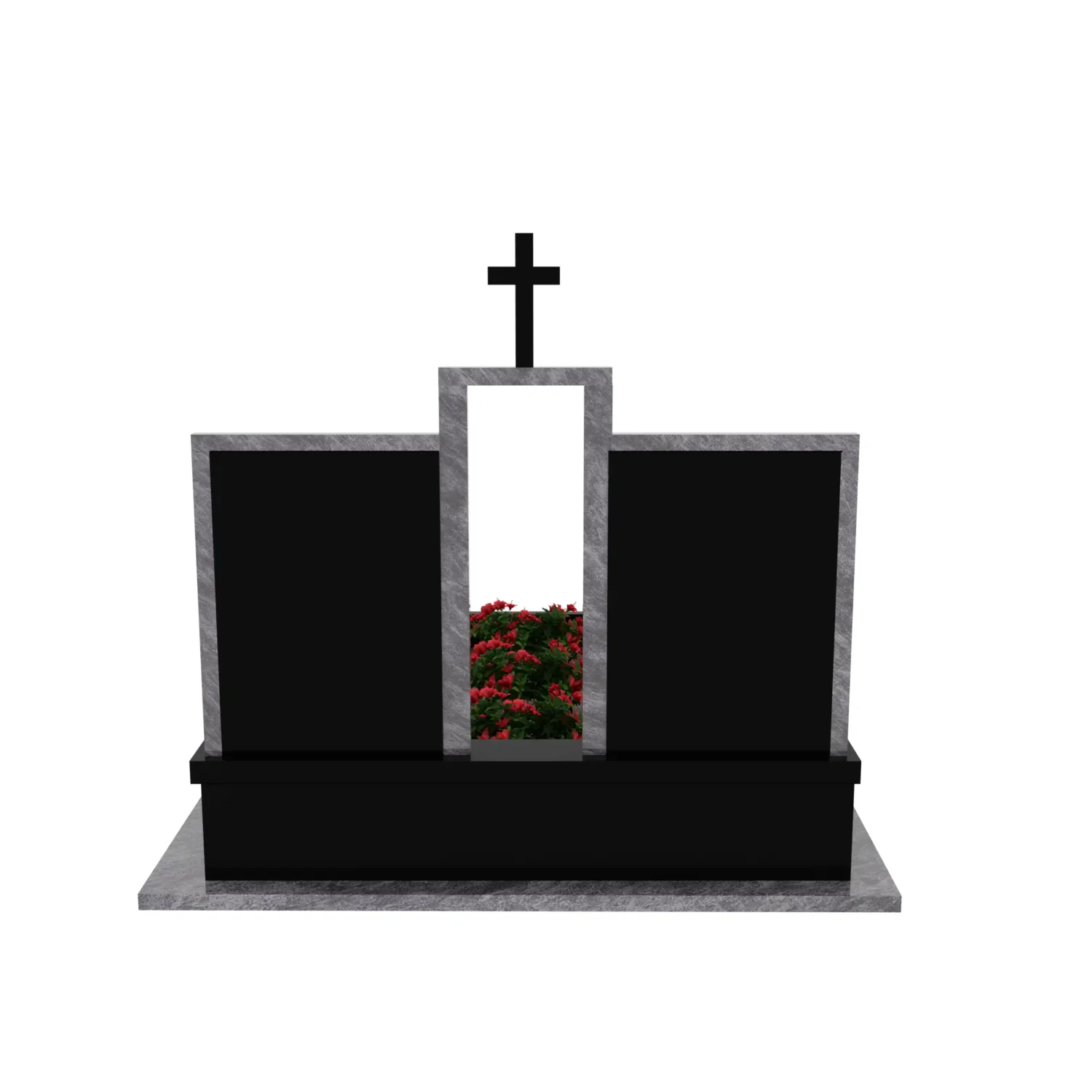 Nagrobek podwójny z krzyżem KD 72+360 – photo №6