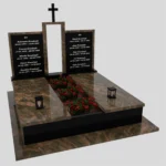 Nagrobek podwójny z krzyżem KD 72 zdjęcie 34