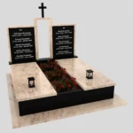 Nagrobek podwójny z krzyżem KD 72 zdjęcie 46