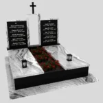 Nagrobek podwójny z krzyżem KD 72 zdjęcie 48