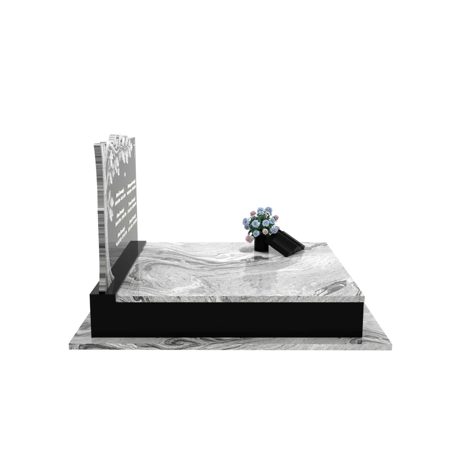 Nagrobek podwójny z rzeźbą drzewa CK 118+360 – photo №9