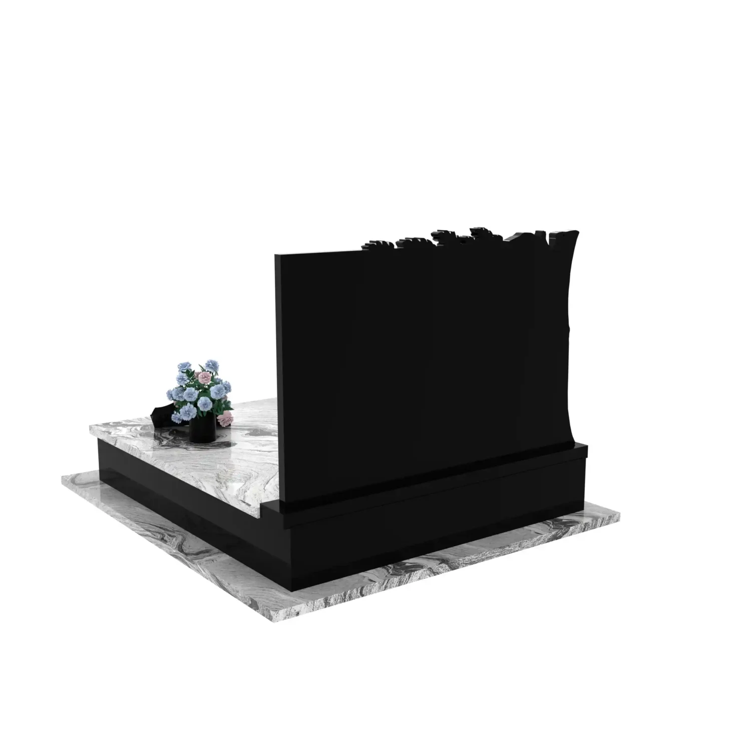 Nagrobek podwójny z rzeźbą drzewa CK 118+360 – photo №5