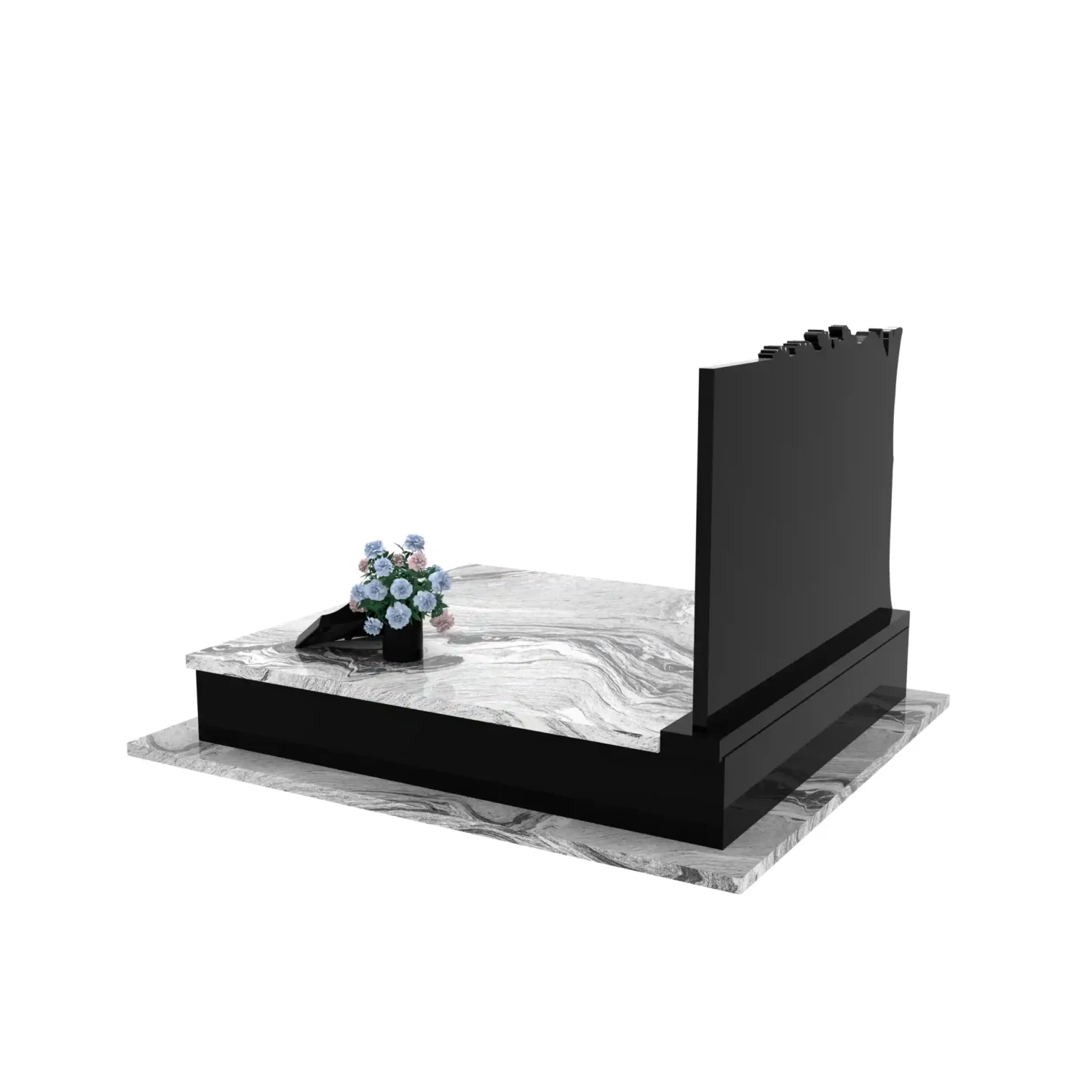 Nagrobek podwójny z rzeźbą drzewa CK 118+360 – photo №4