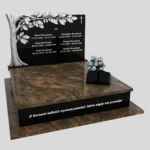 Nagrobek podwójny z rzeźbą drzewa CK 118 zdjęcie 35