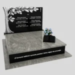 Nagrobek podwójny z rzeźbą drzewa CK 118 zdjęcie 42