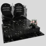 Nagrobek podwójny z rzeźbą serca i kwiatów CK 119 zdjęcie 36