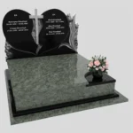 Nagrobek podwójny z rzeźbą serca i kwiatów CK 119 zdjęcie 42