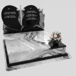 Nagrobek podwójny z rzeźbą serca i kwiatów CK 119 zdjęcie 48