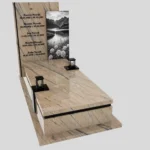 Nagrobek pojedynczy z grawerem natury K 129 zdjęcie 45