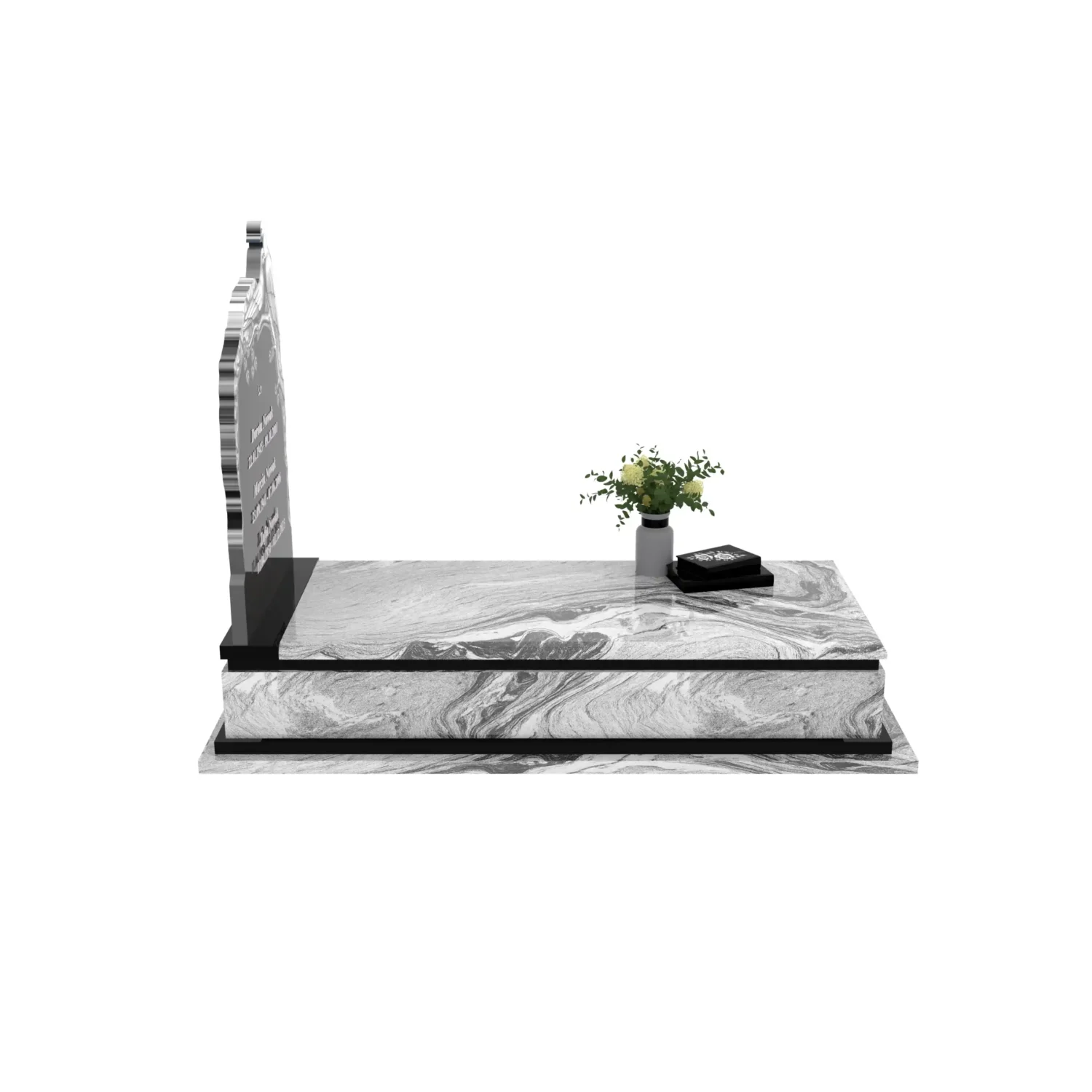 Nagrobek pojedynczy z rzeźbą gołębi CK 184+360 – photo №4