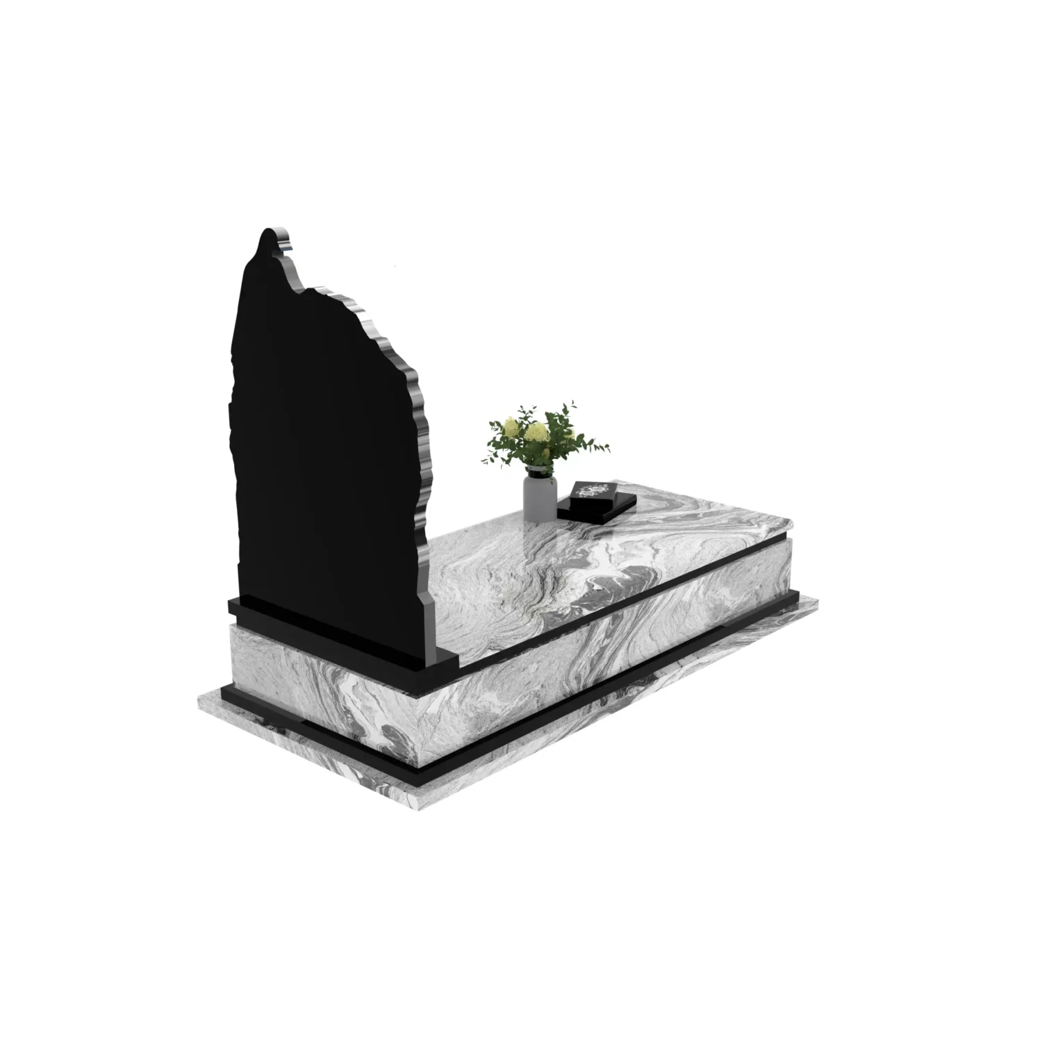 Nagrobek pojedynczy z rzeźbą gołębi CK 184+360 – photo №2