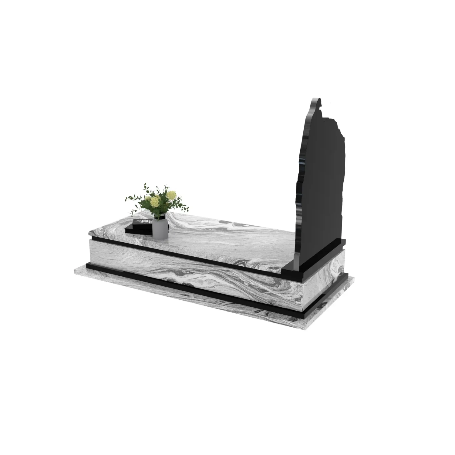 Nagrobek pojedynczy z rzeźbą gołębi CK 184+360 – photo №11