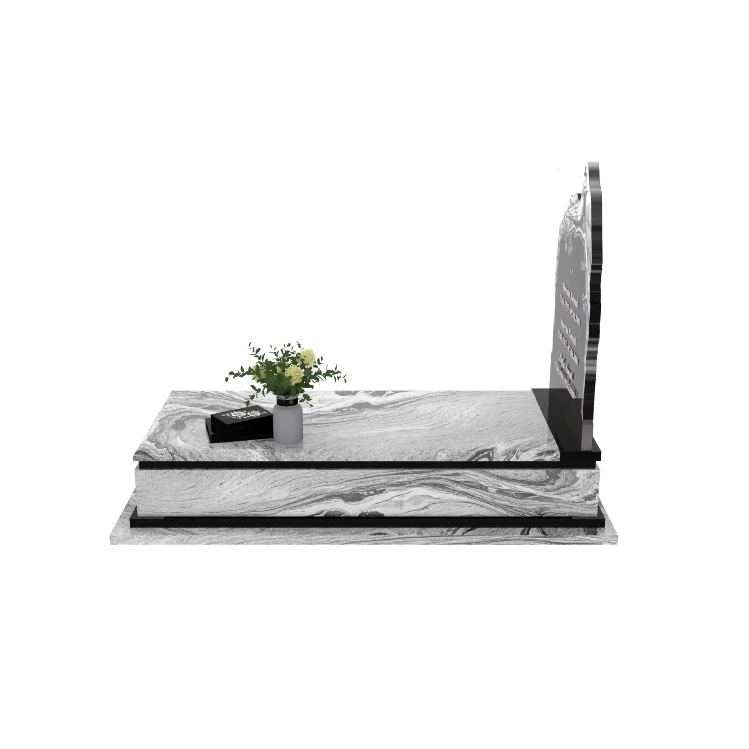 Nagrobek pojedynczy z rzeźbą gołębi CK 184+360 – photo №10