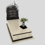 Nagrobek pojedynczy z rzeźbą gołębi CK 184 zdjęcie 34