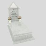 Nagrobek pojedynczy ze skrzydłami i daszkiem K 127 zdjęcie 47