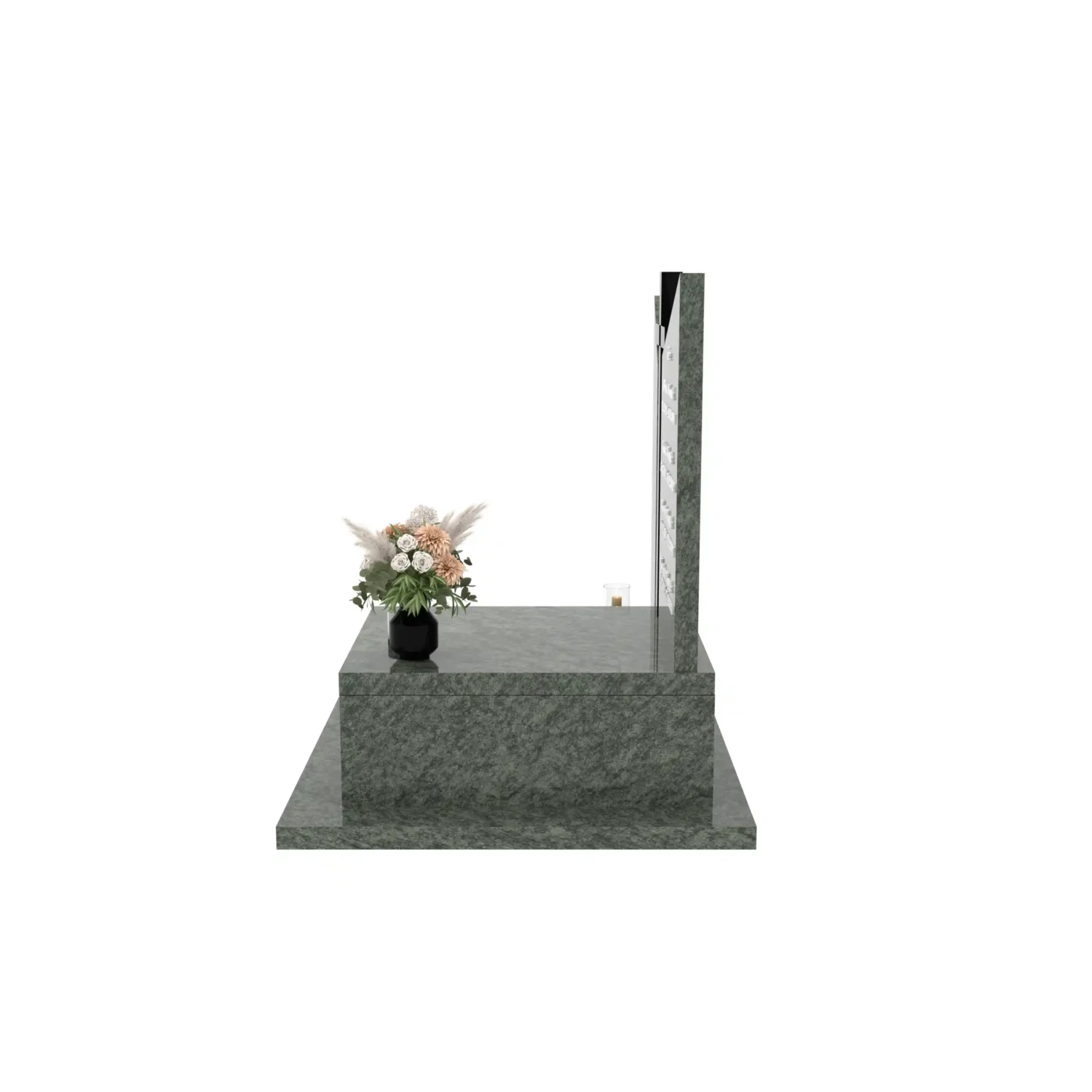 Nagrobek urnowy z granitowym krzyżem U 132+360 – photo №2