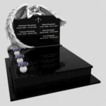 Nagrobek podwójny z grawerem anioła KD 71 zdjęcie 35