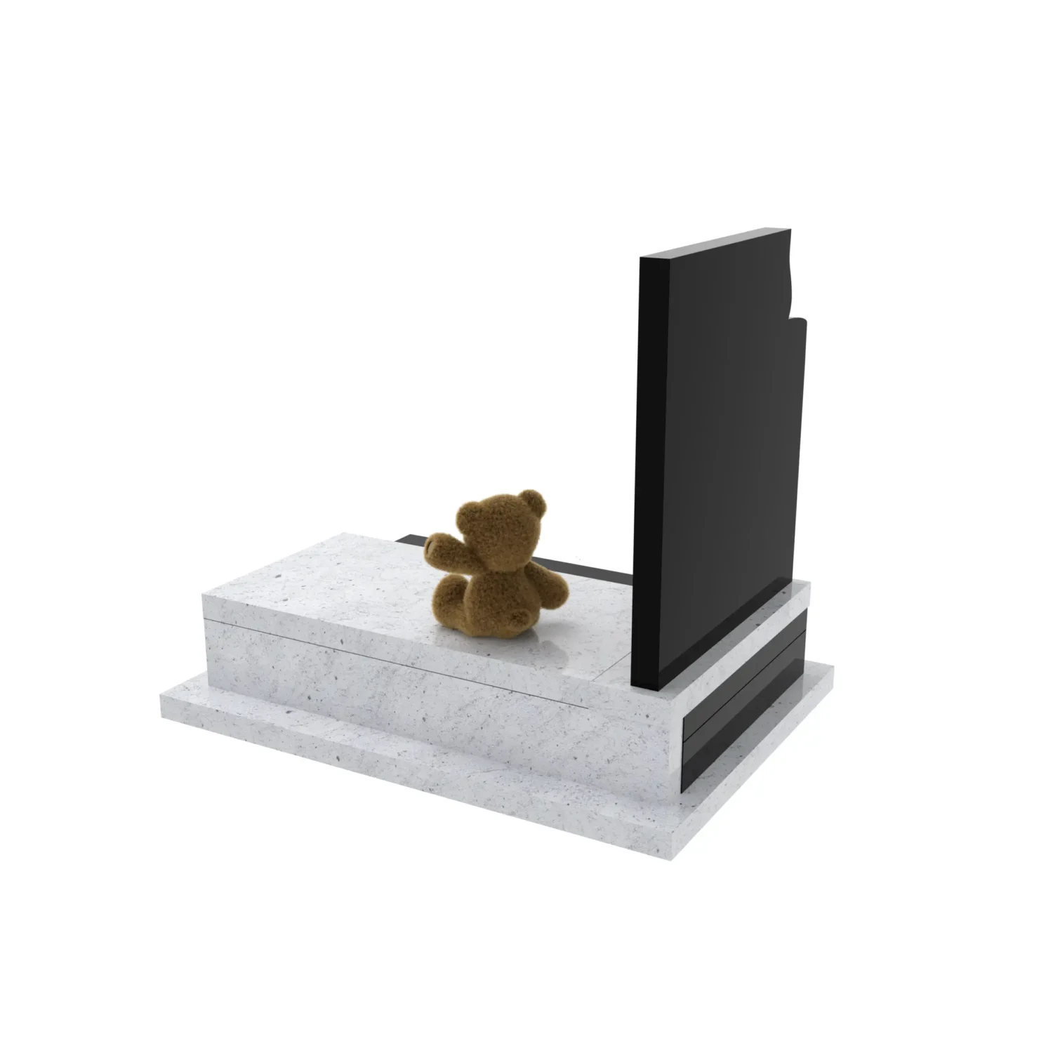 Nagrobek dla dziecka z grawerem świecy D 89+360 – photo №2