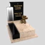 Nagrobek dla dziecka z grawerem świecy D 89 zdjęcie 44