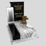 Nagrobek dla dziecka z grawerem świecy D 89 zdjęcie 48