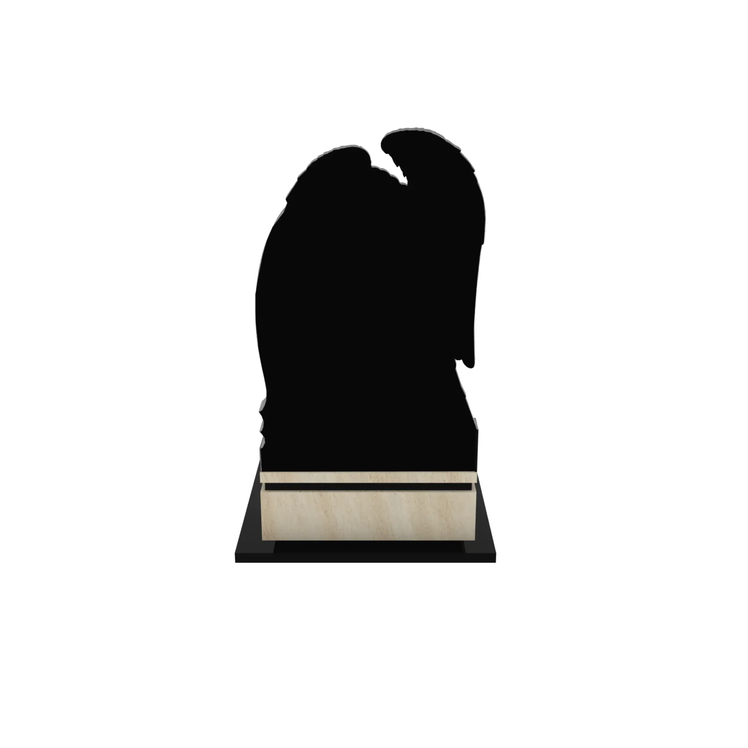 Nagrobek pojedynczy z rzeźbą anioła CK 185+360 – photo №4