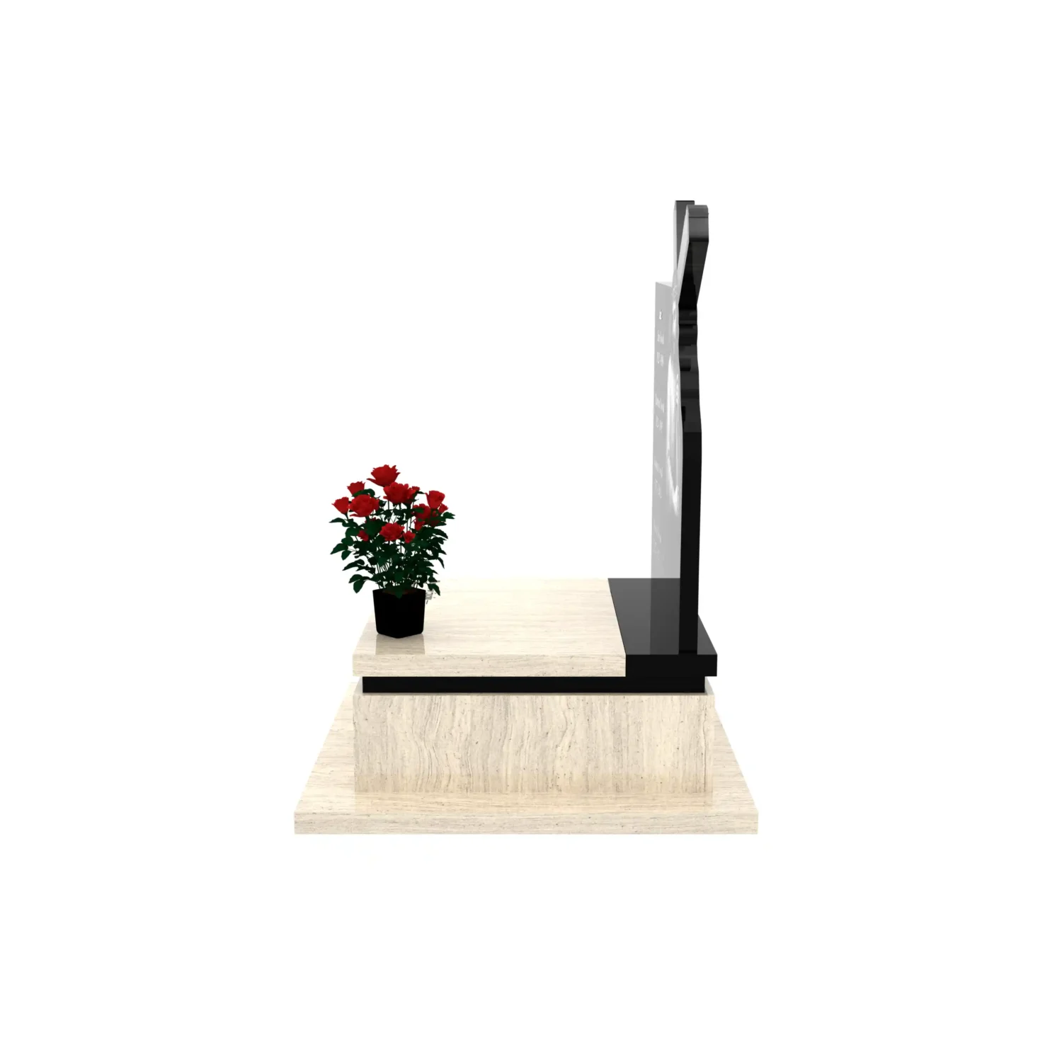 nagrobek urnowy z grawerem Jezusa U 133+360 – photo №3