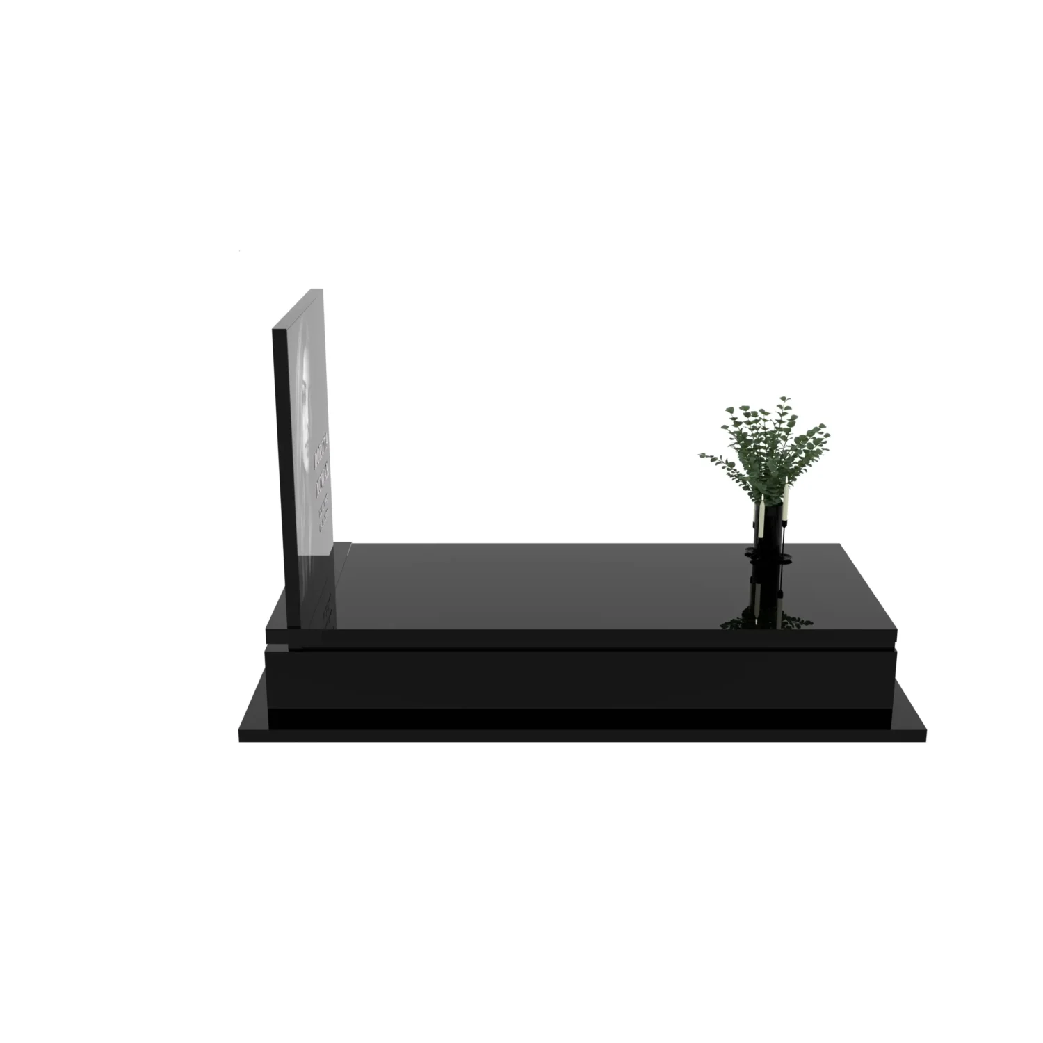 Nagrobek pojedynczy z grawerem portretu K 203+360 – photo №9