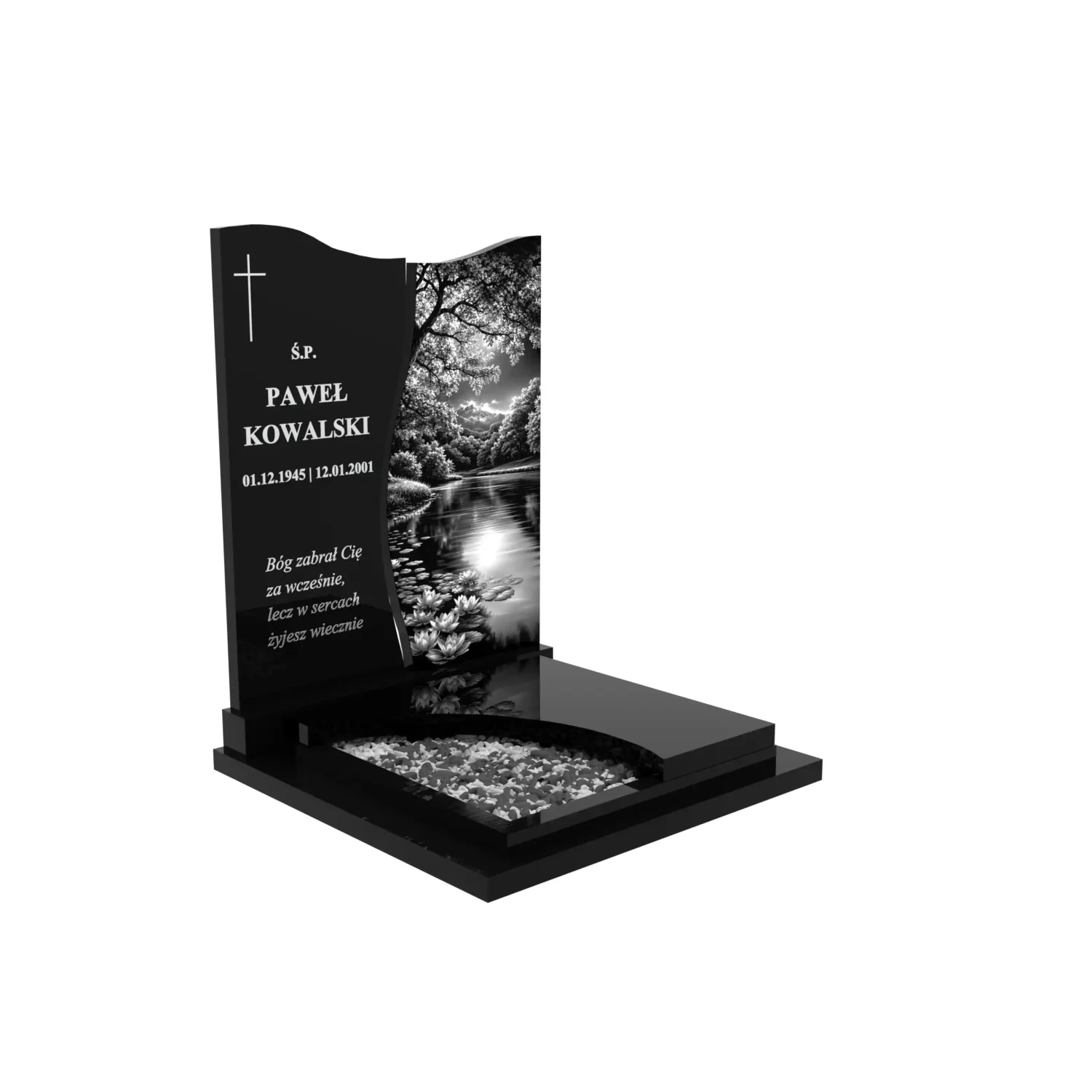 Nagrobek urnowy z grawerem natury U 136+360 – photo №11