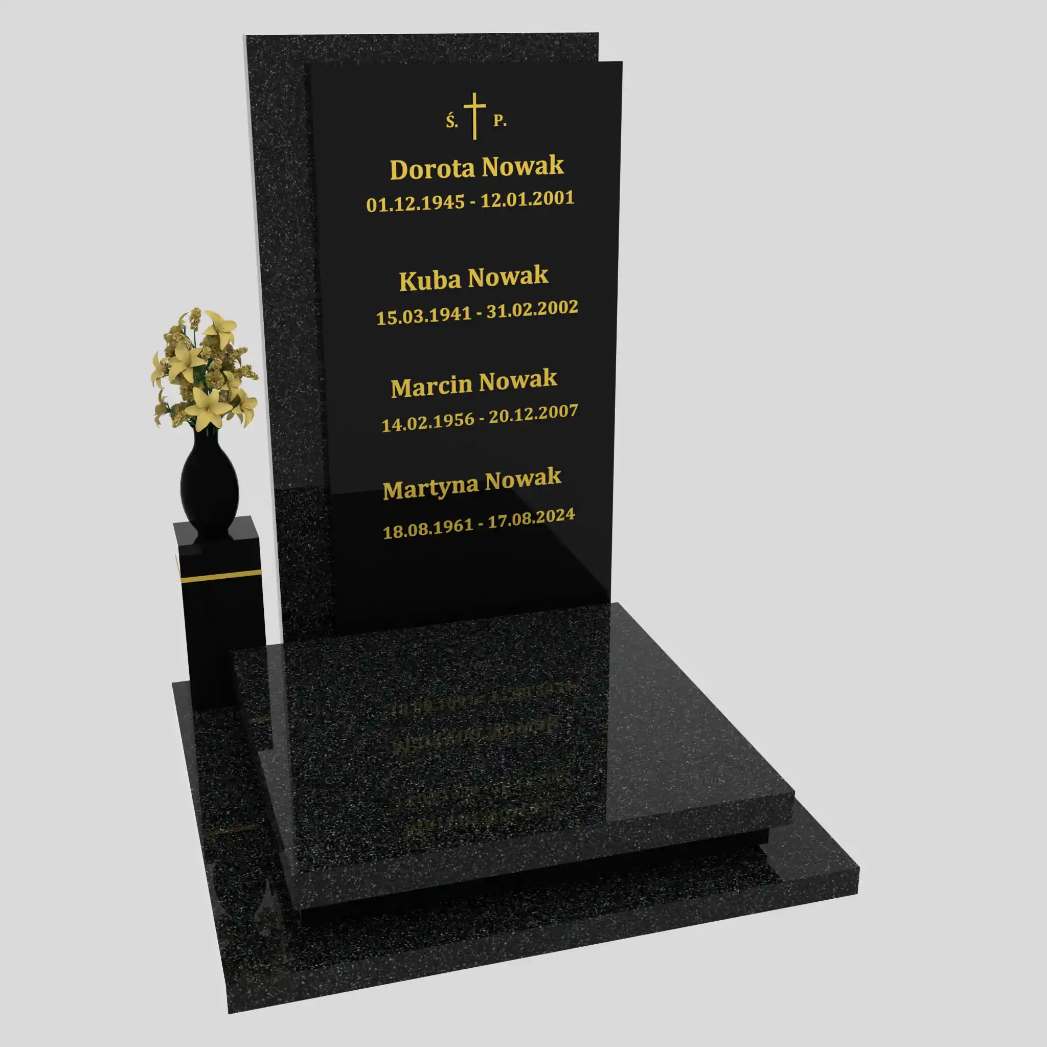 Nagrobek urnowy z wazonem U 135 zdjęcie 89