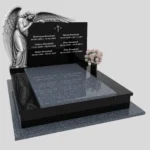 Nagrobek podwójny z grawerem anioła KD 79 zdjęcie 41