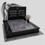 Nagrobek podwójny z grawerem anioła KD 79 zdjęcie 36