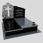 Nagrobek podwójny z rzeźbą krzyża CK 194 zdjęcie 42