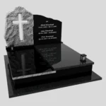 Nagrobek podwójny z rzeźbą krzyża CK 194 zdjęcie 36