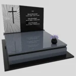 Nagrobek podwójny z rzeźbą oraz krzyżem KD 80 zdjęcie 42