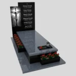 Nagrobek pojedynczy z donicą i grawerem Jezusa K 207 zdjęcie 39