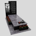Nagrobek pojedynczy z donicą i grawerem Jezusa K 207 zdjęcie 35