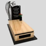 Nagrobek pojedynczy z grawerem anioła K 208 zdjęcie 47