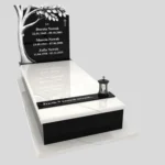 Nagrobek pojedynczy z grawerem drzewa K 206 zdjęcie 47