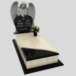 Nagrobek pojedynczy z rzeźbą anioła i sercem CK 198 zdjęcie 34