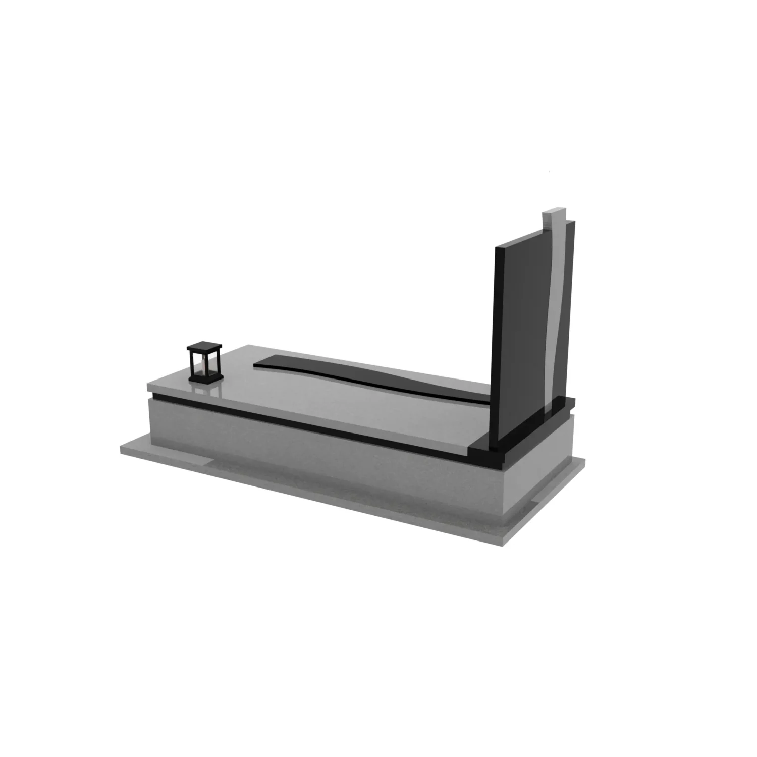 Nagrobek pojedynczy z lampionem K 215+360 – photo №4