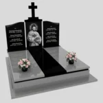 Nagrobek podwójny z grawerem Jezusa KD 85 zdjęcie 44