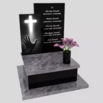 Nagrobek urnowy z grawerem dłoni oraz krzyża U 145 zdjęcie 37